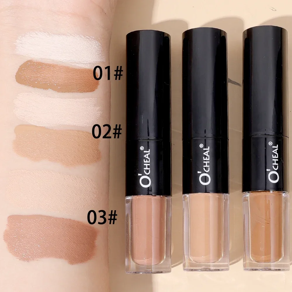 Double-end Face Highlighter Contour Stick Oil-control Waterproof Concealer Pencil Corrector Pen Long Lasting Makeup face highlighter,facial contour stick