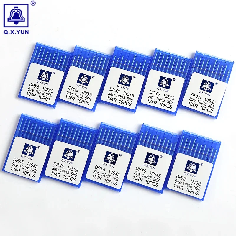 

Q.X.YUN 100pcs DPX5 135X5 NEEDLE 9# 11# 12# 14# 16# 18# 20# 21# 22# 23# Sewing Needles Accessory For Industrial Sewing Machine