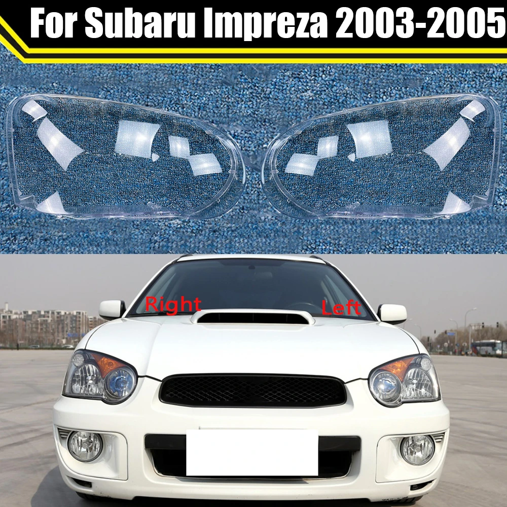 Car Headlight Cover Lens Glass Shell Front Headlamp Transparent