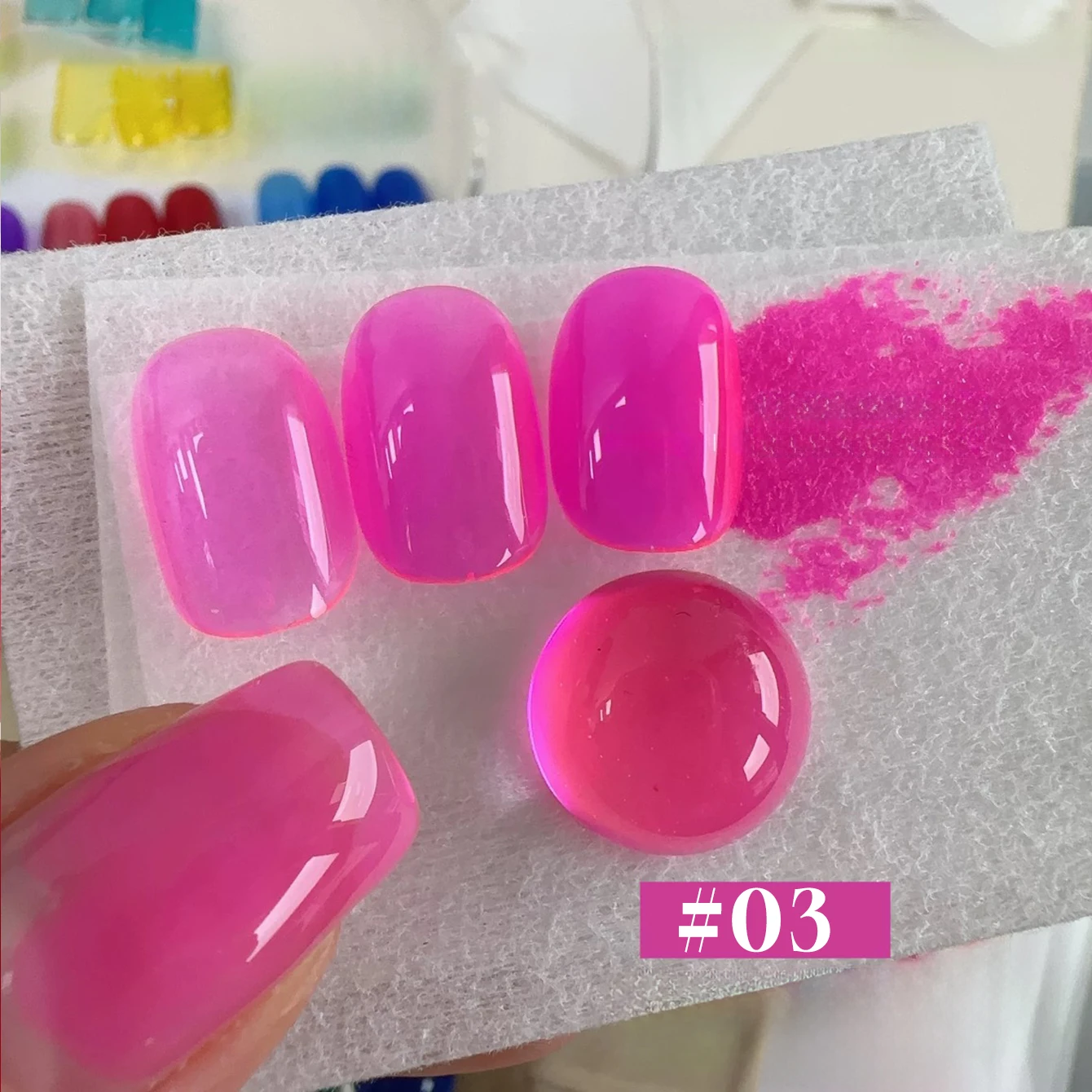 MIANEL 1-9pcs 12ML 여름 최고 판매 아이스 클리어 도파민 글라스 캔디 컬러 젤 네일 폴리쉬 글라스 젤리 네일 폴리쉬 핑크 네일