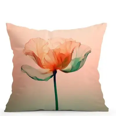 Coussinets floraux aquarelle de rêve, coussins de couleur dégradé frais, ameublement doux de décoration d'intérieur 3