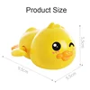 Summer Bath Toys Cute Animal Swimming Bathing Ducks Whale Floating Wind Up Clockwork Water Shower Toys for Baby 0 24 Months 6