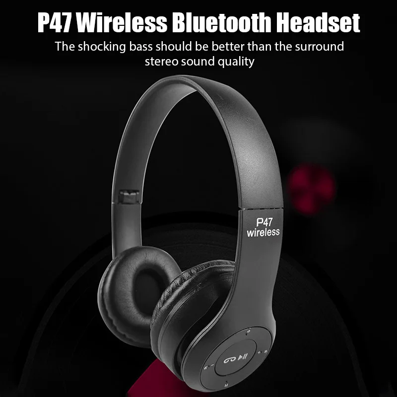Stereo P47 Folding Bluetooth Headset 3
