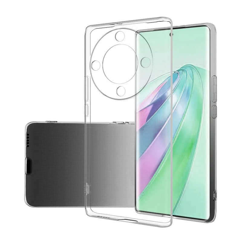 Custodia Per Honor Magic 6 Lite Ultra Sottile Trasparente Morbido Tpu Antiurto Copertura Di Protezione Dell'Obiettivo Per Honor Magic6 Lite
