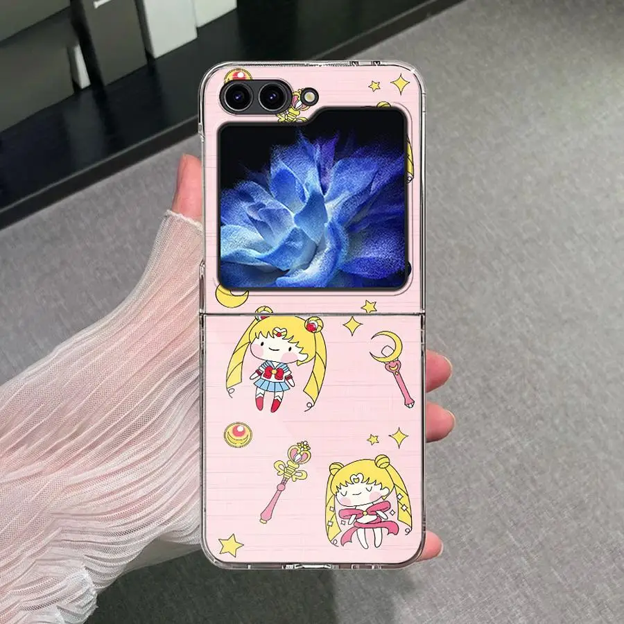 Transparent Soft Phone Cover with Cute Sailors Design