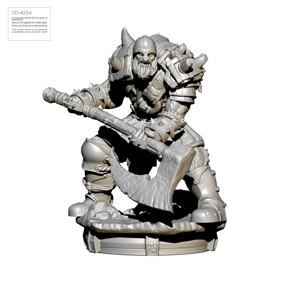 38MM-50MMResin-model-kits-figure-colorless-and-self-assembled-3D ...