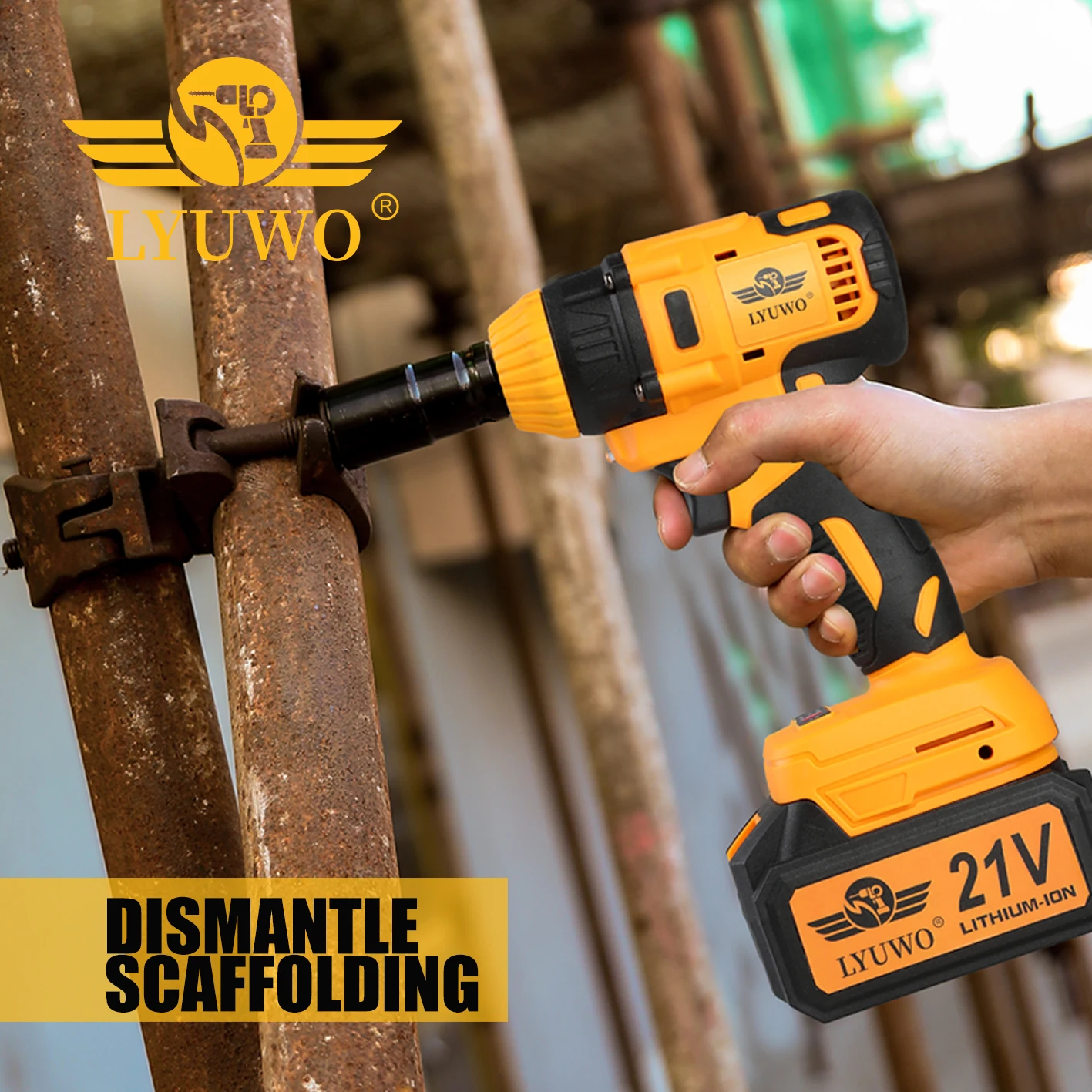 LYUWO Electric Brushless Impact Wrench - Image 2