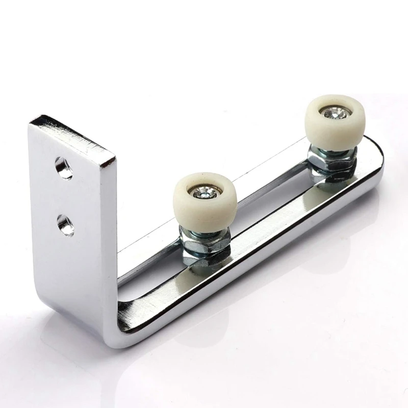VEHO-Barn Door Floor Guides, Bottom Flooring Frame Support With Smooth, Quiet Bearings, Adjustable Roller Sliding Stay