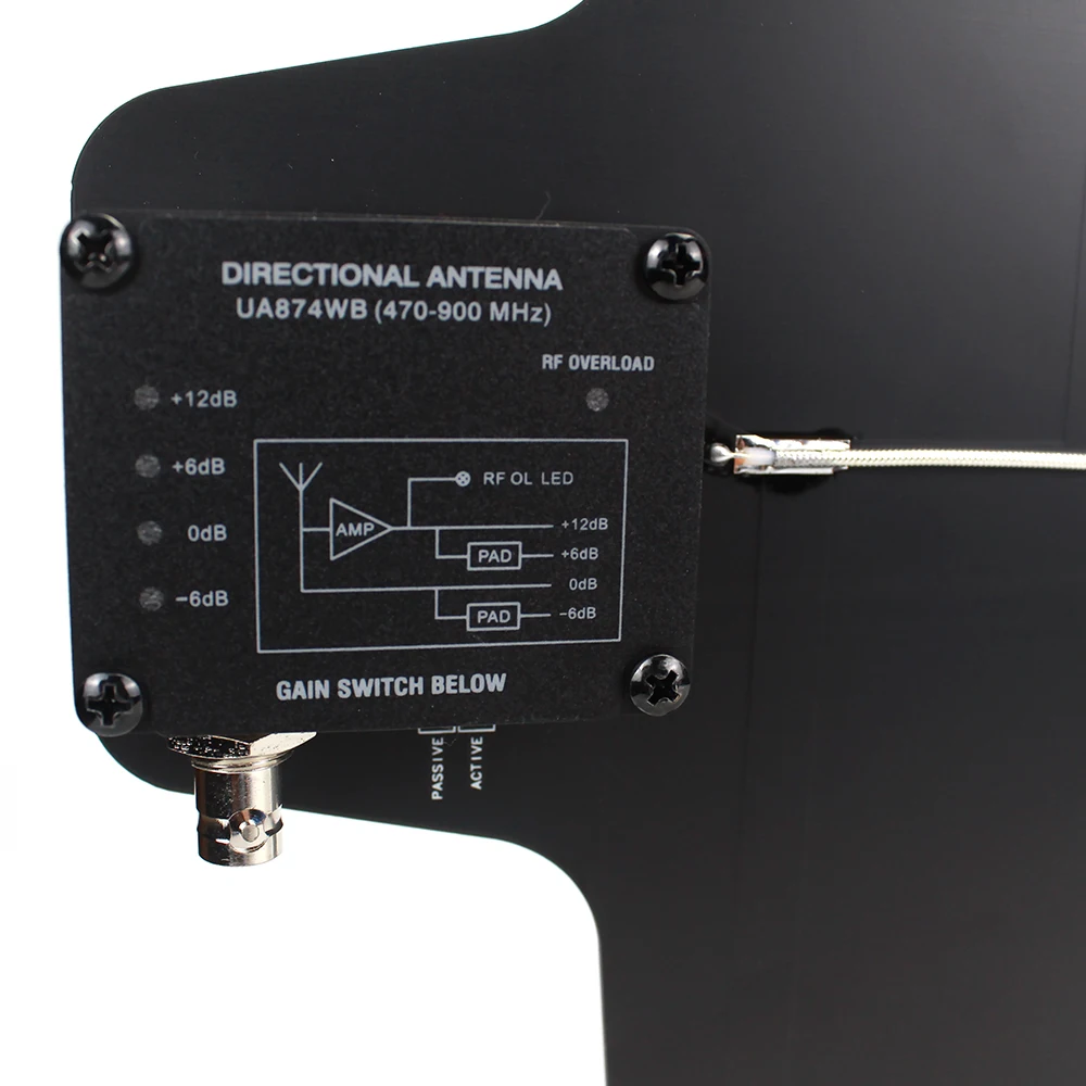 Antenna Distributor System UA845 UA874 490-960MHz Frequency 5 Channel Antena Power Distribution For Shure Wireless Microphone antenna distributor system