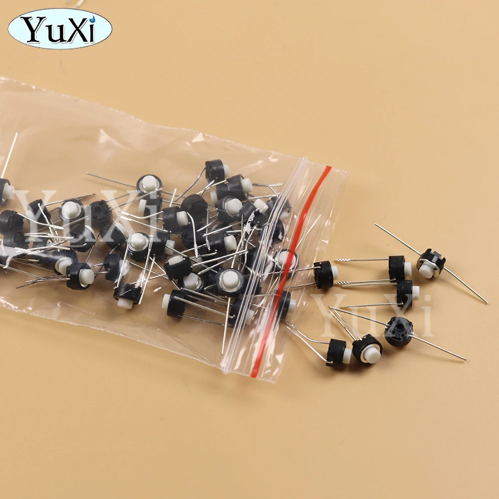 ALPS 택트 스위치 터치 스위치, 딥 택타일 푸시 단추 마이크로 스위치 버튼, SKRGAED010, 6*6*5mm, 50 개