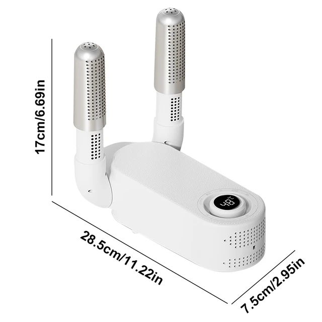 Shoe Dryer Eliminate Odor Fast Drying Boot Dryer with Timer Boot Deodorizer Folding Sock Dryer for Boots Shoes Gloves Hats Socks 5