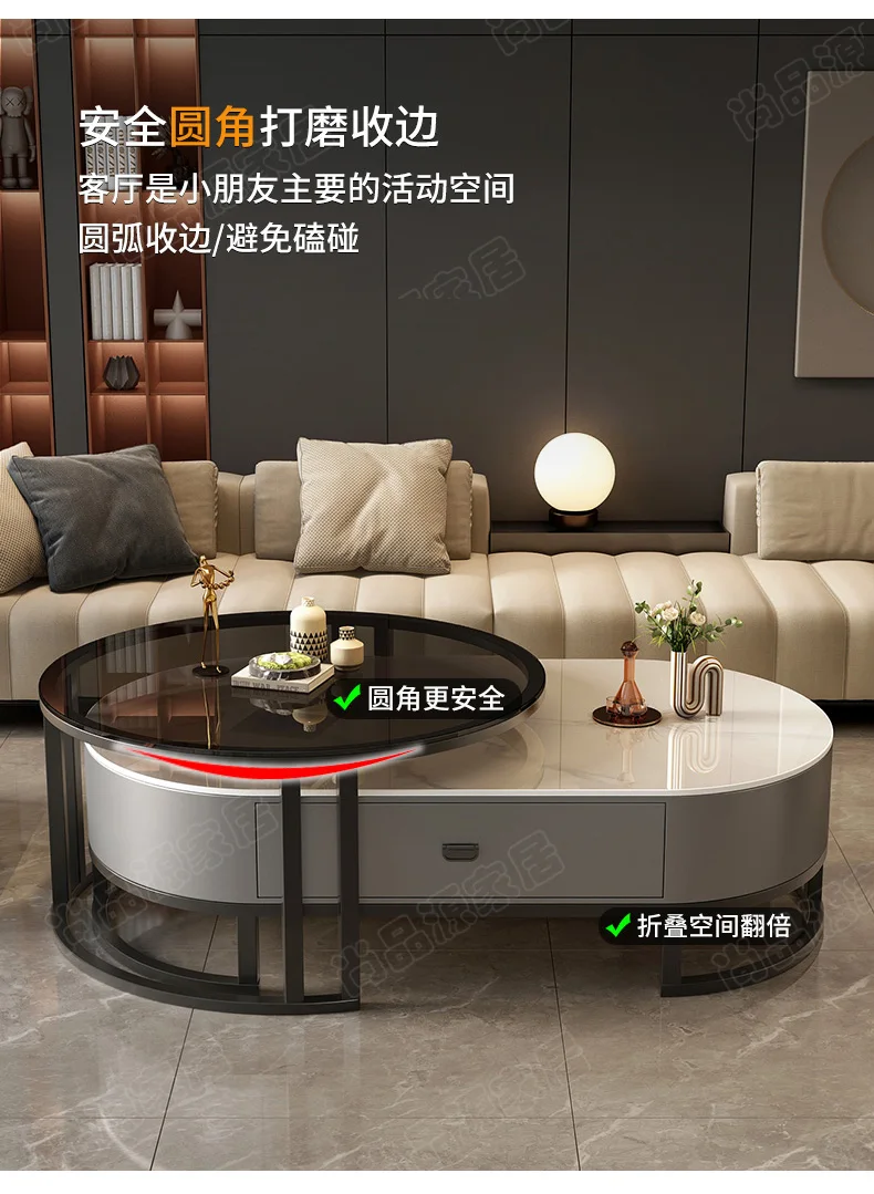 Cheap Minimalist Coffee Table Aesthetic Standing Luxury Nordic Coffee Table Computer Writing Unique Wood Couchtisch Furniture