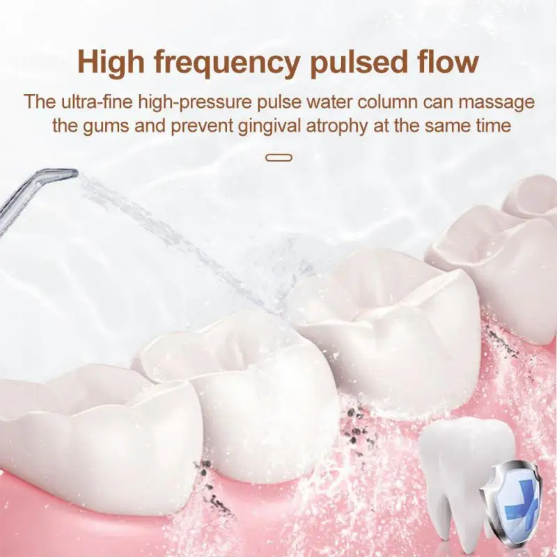 

230ML Tooth Cleaning Device Home Oral Calculus Care Mini Smart Electric Portable Pulse Tooth Device Oral Care