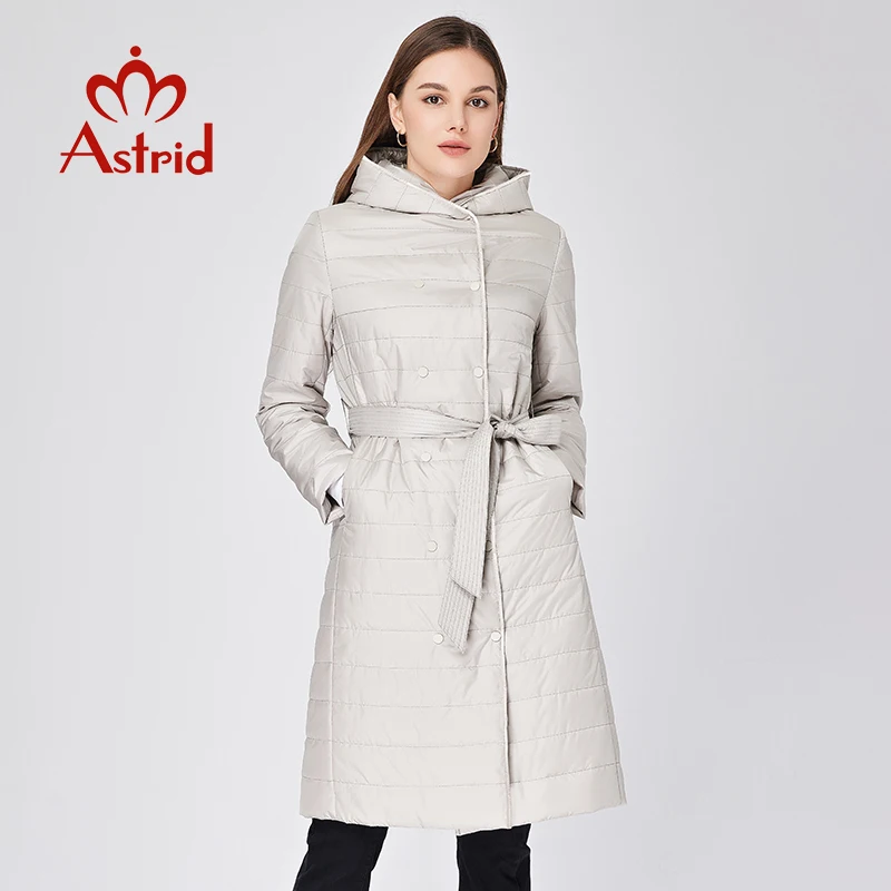 Astrid Women's Spring Jacket 2023 Padded Long Quilted Coat Woman