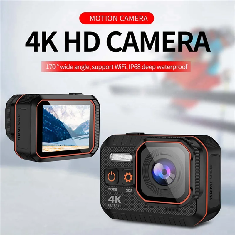 모션 카메라, 방수 스포츠 카메라, 헬멧 비디오 녹화 카메라, 드라이브 녹음기, 4K HD 카메라