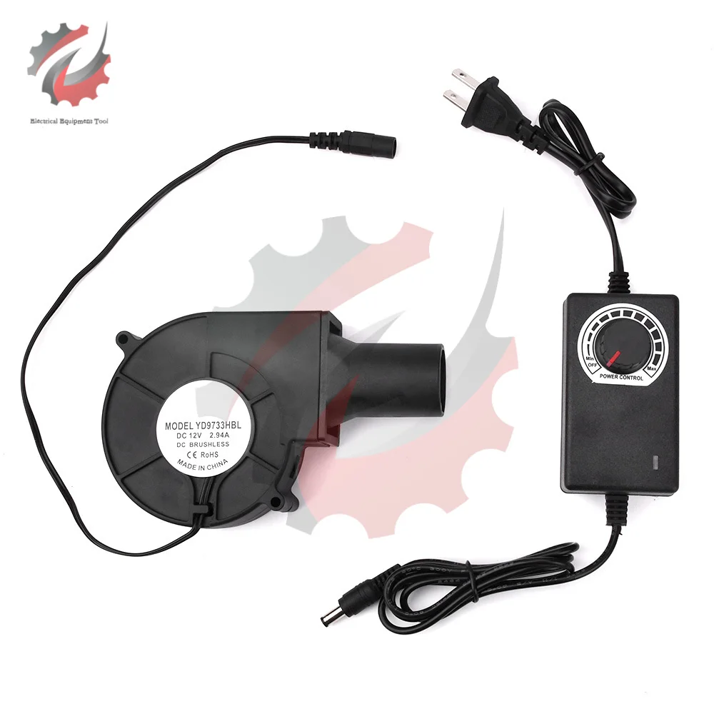 DC9733 12V 2.94A bürstenloses Kühlgebläse Ventilator Turbo Gebläse  Luftgebläse 5200RPM Gebläse Geräuscharmes Gebläse Kühlgebläse US Stecker -  AliExpress