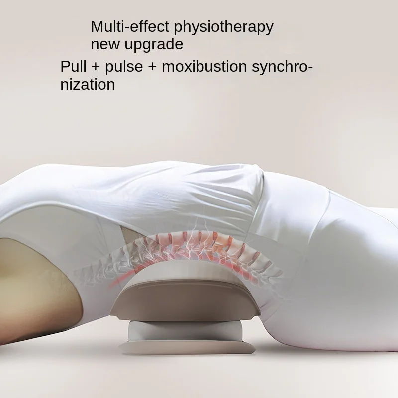 Intelligent traction lumbar red light ems hot compress to relieve lumbar spine physiotherapy instrument for lumbar muscle strain - Image 3