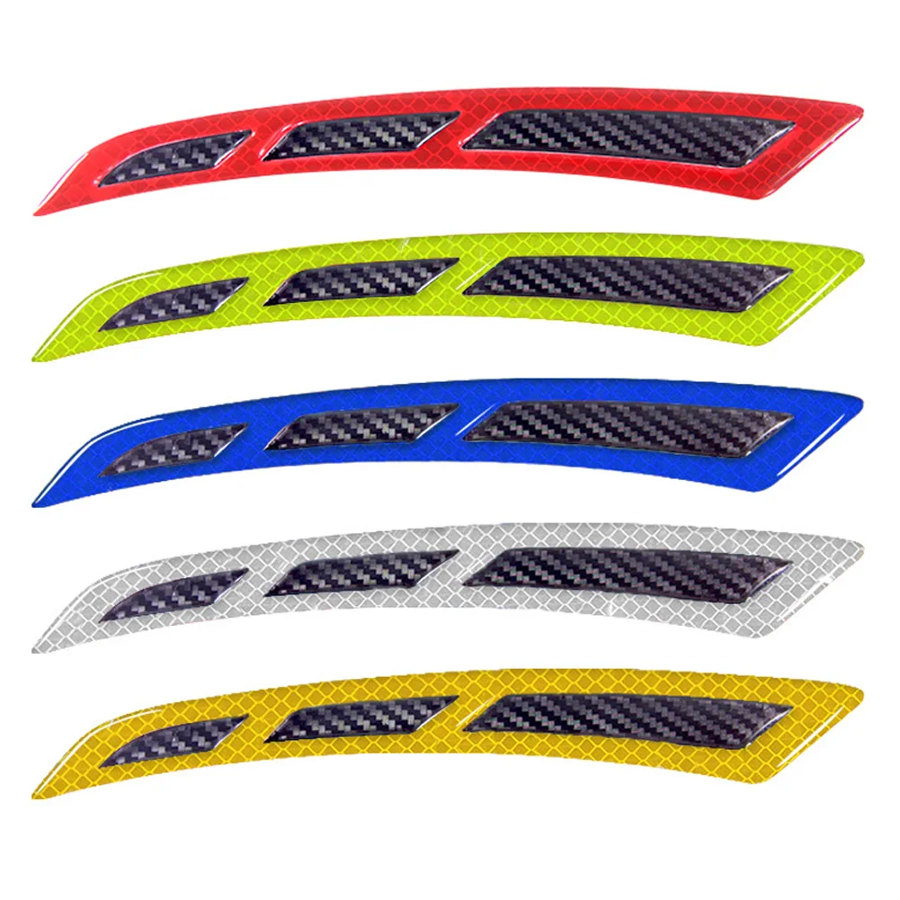 2PC 22CM Flexible PVC Car Fender Flares Arch Wheel Eyebrow Guard Kit Carbon Fiber Mud Flaps Splash Guards Protector Anti-Scratch car wheel arch mudguard