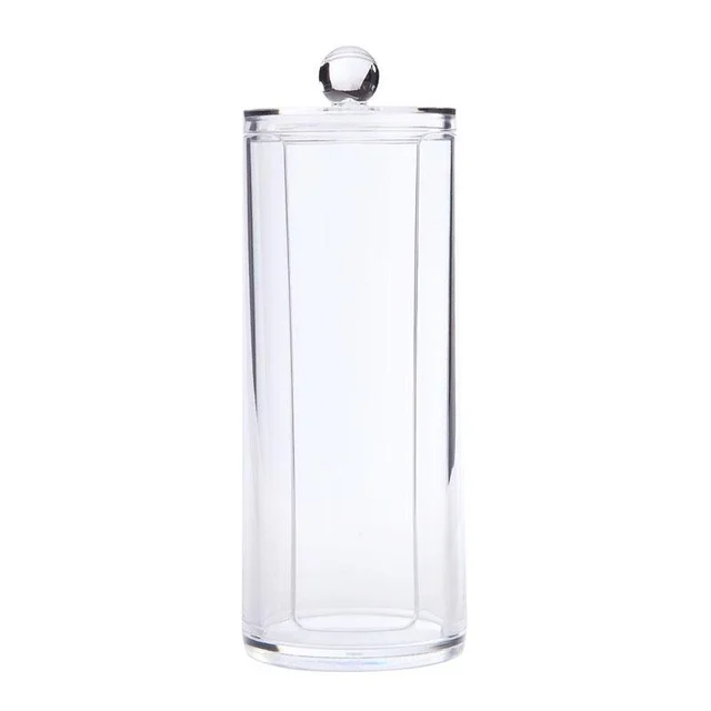 1 Dcs Multifunkciós Átlátszó Smink Pamutpad Tároló Doboz Üres Kozmetikumok Eltávolító Pamut Szervező Edény - Image 2