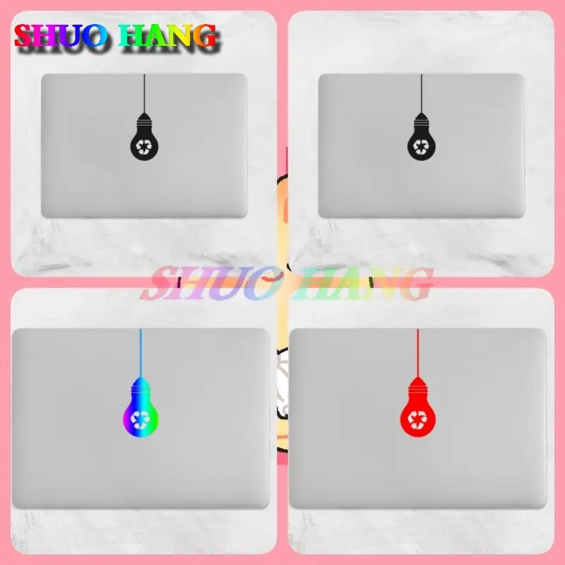 

Эко-наклейка с лампочками для Macbook Pro, виниловая переработанная воздушная лампа для ноутбука
