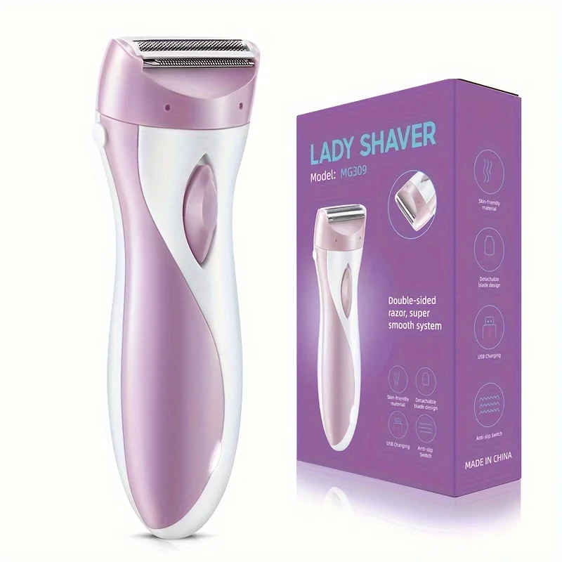 Hair Remover Ladies Epilator Razor USB Electric Hair Removal Instrument USB Portable Bikini Trimmer for Women