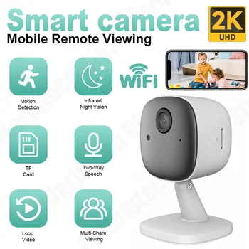 1080P HD Camera Night Vision WiFi Monitor Motion Detect With 2-way Audio Multiple People Share Viewing Security Camera Home 2025 1