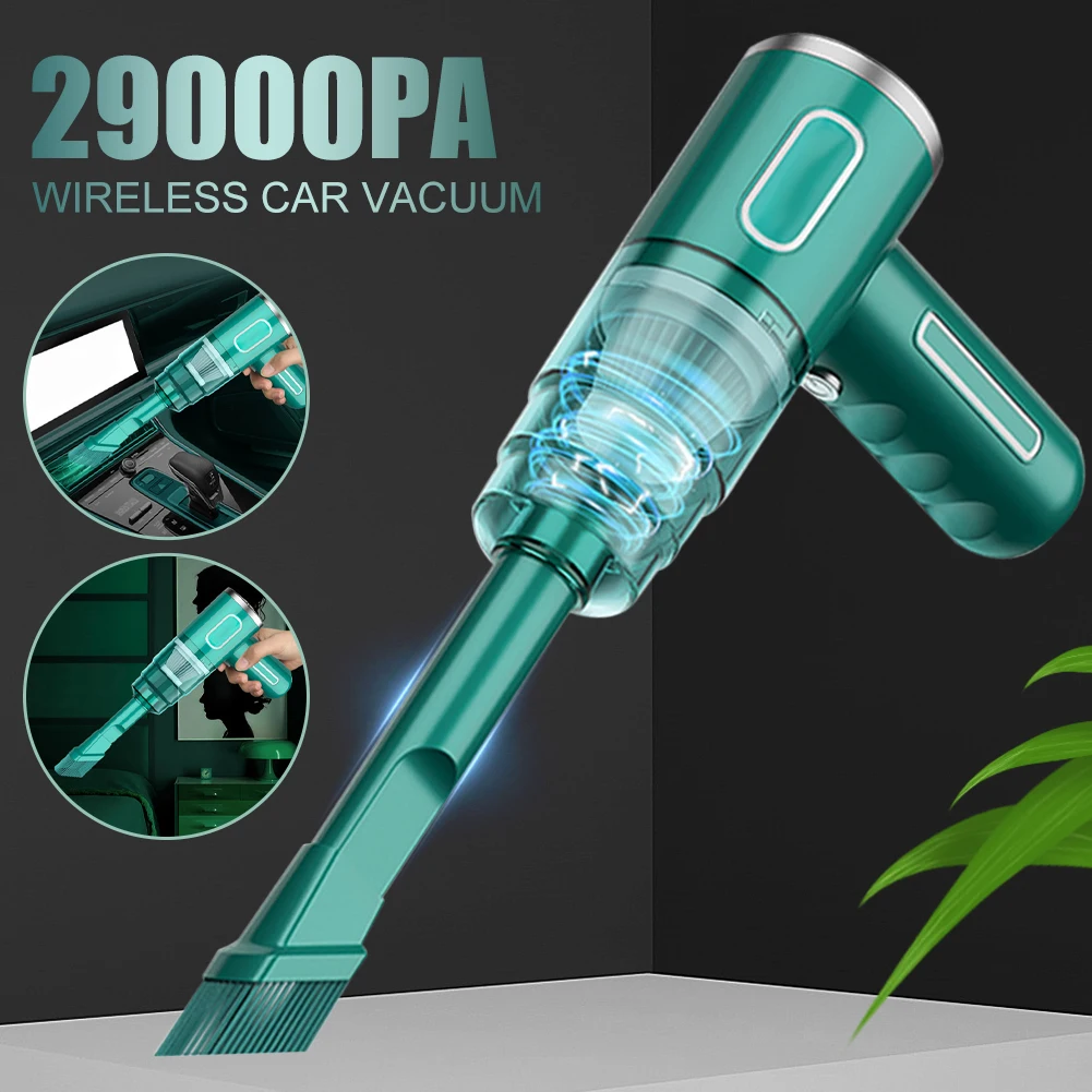 

29000Pa Car Wireless Vacuum Cleaner Wet Dry Vacuum Cleaner Cordless Handheld Auto Vacuum Home & Car Dual Use Mini Vacuum Cleaner