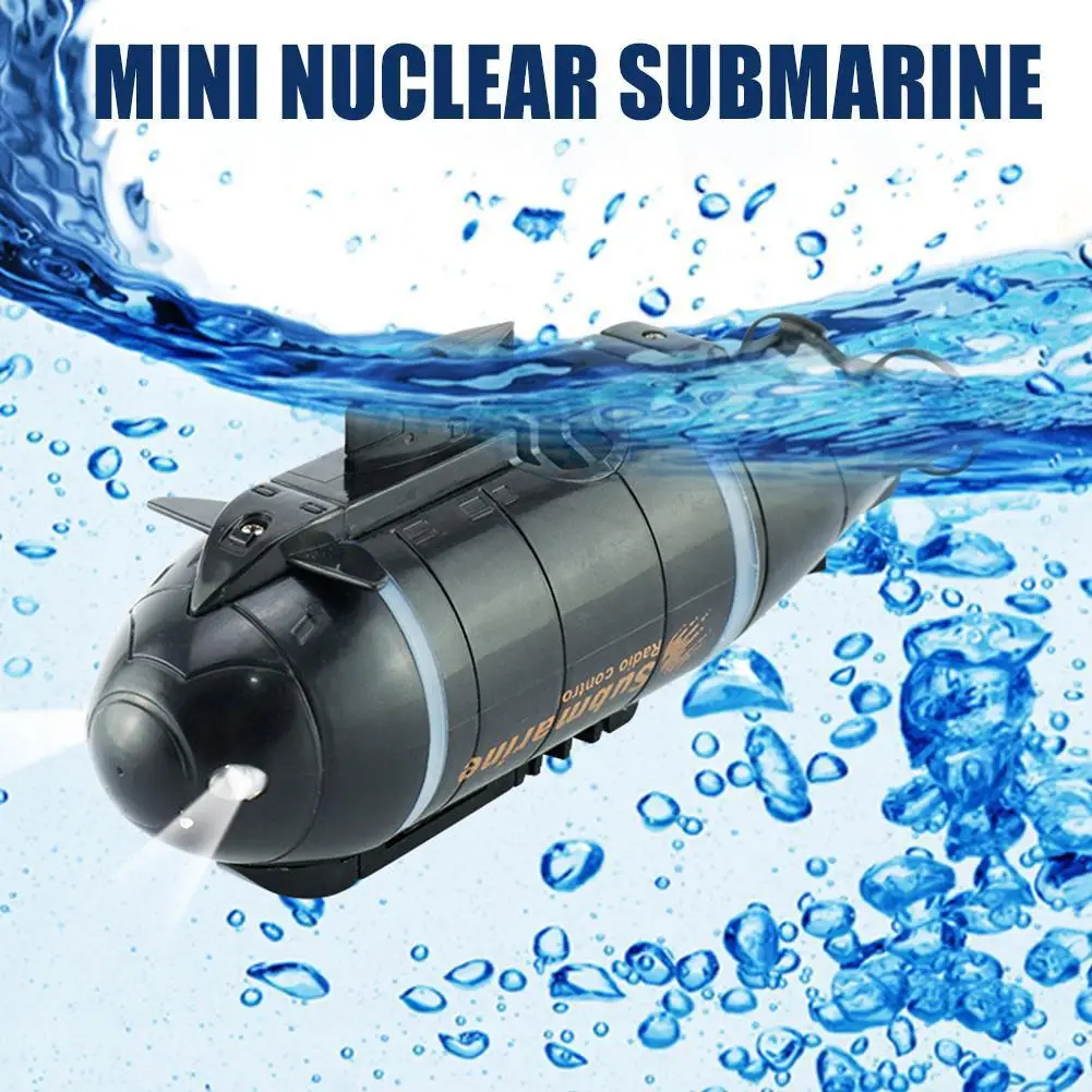 무선 원격 제어 잠수함 장난감 6방향 움직임 방수 충전식 배터리 수영장 욕조 야..
