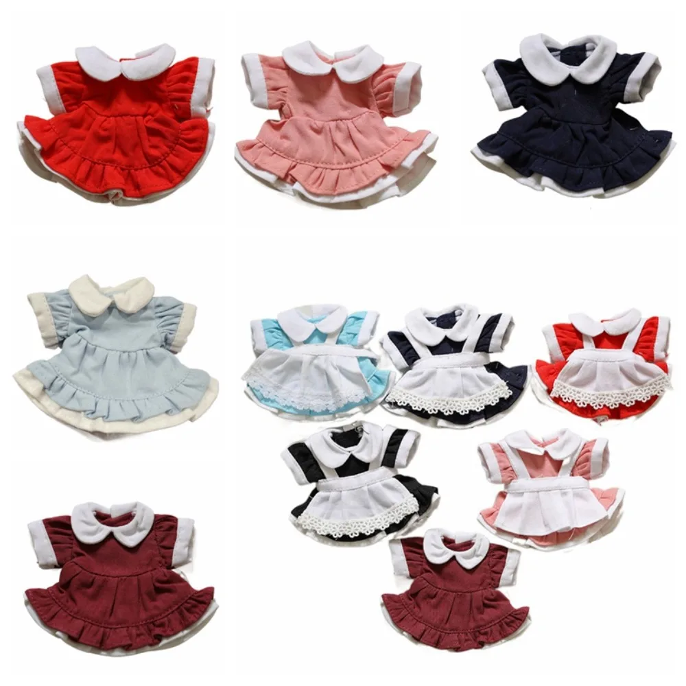 Maid Dress Doll Lolita Dress Princess Skirt Dress Up Doll Cotton Doll Clothes 12cm Clothing Doll‘s Clothes Girl Gifts