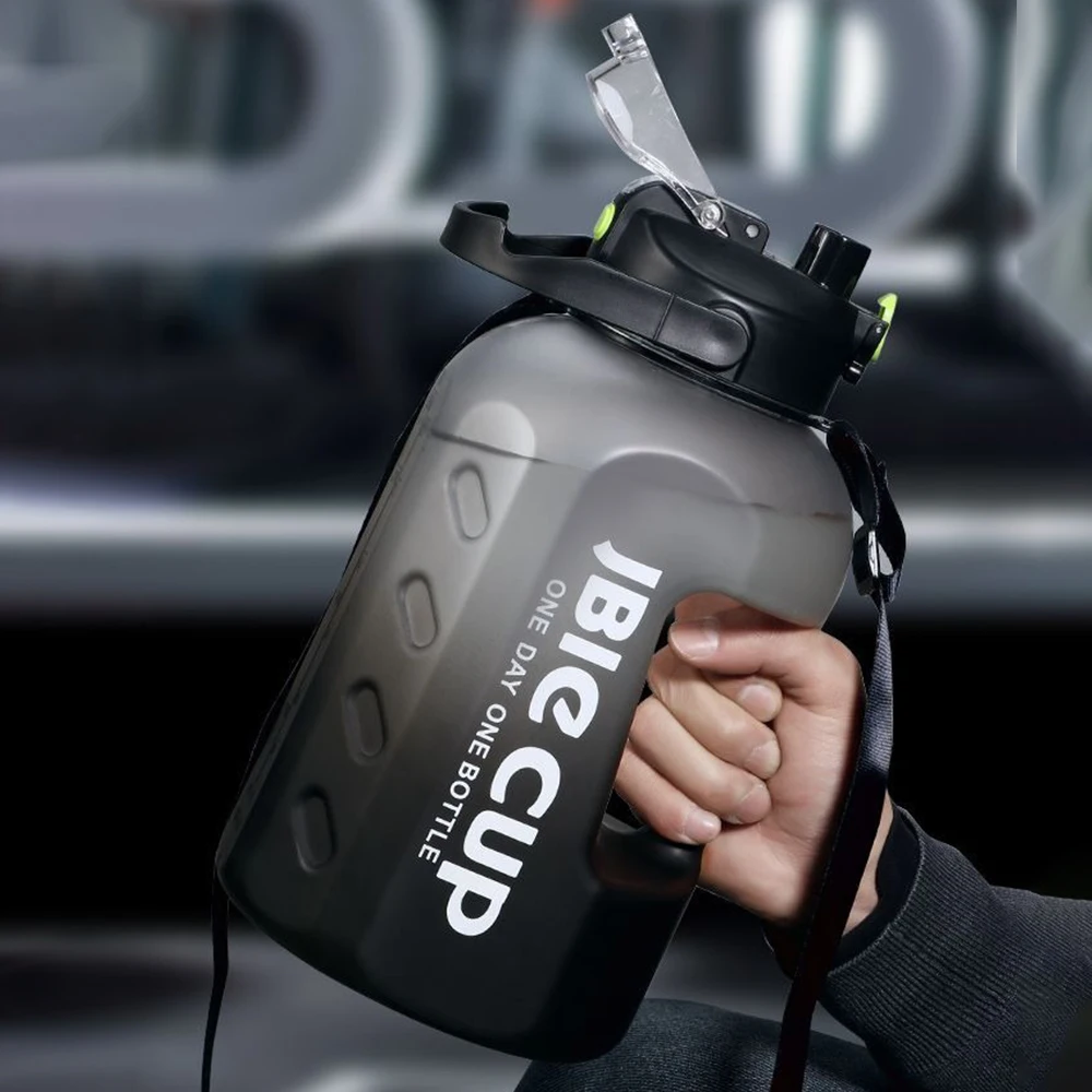 زجاجة مياه رياضية بسعة 3 لتر للرجال، مناسبة لركوب...