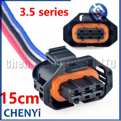 3 - Pin Automotive Sensor Plug for Diesel Injection Pump and Crankshaft Connector (3.5 with wires)