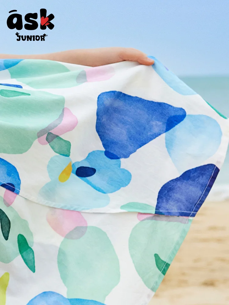 فستان Tween Girls لقضاء العطلات الصيفية رفيع بدون...