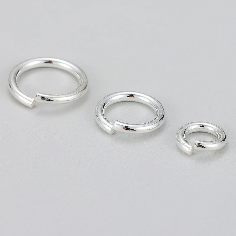 Sterling Silver Jump Rings (925 Ag) - Ø 5 mm, Hole: 3 mm