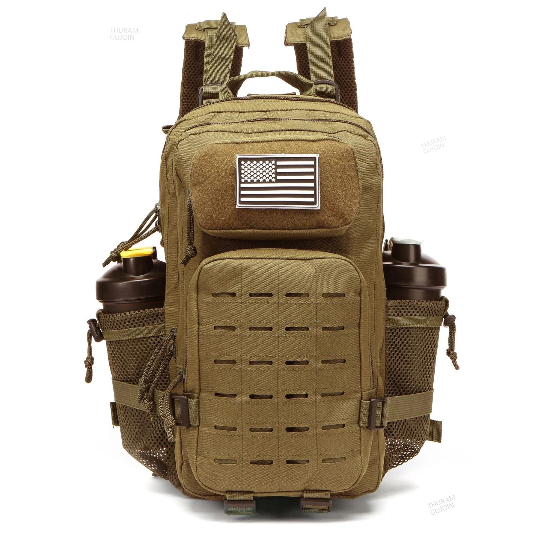 Waterproof Hiking Backpack with Laptop Bag and Bottle Holders