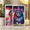 Colorful Cat Tarot English Paper Tarot 78 Sheets Tarot Deck Cat Theme Paper Cards Interaction Tarot Deck Game Divination Card 2