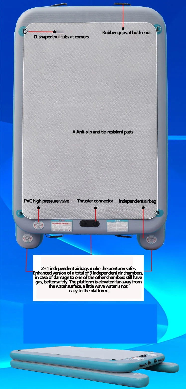 Inflatable Fishing Platform Boat 4