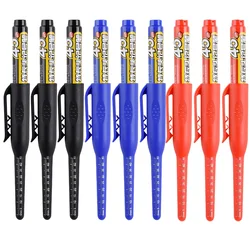 Deep Hole Multi - Purpose Waterproof Marker Pen for Woodworking and Metal (9 Mixed)