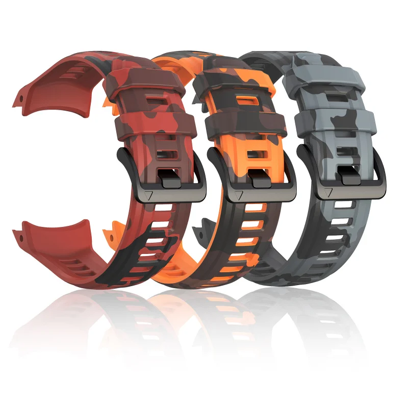 Breathable Sweatproof Stylish Silicone Watch Band with Quick Release and Multiple Designs