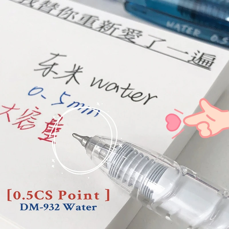 물 시리즈 젤 펜, 블루, 블랙, 레드, 쓰기 펜, 0.5mm, 멀티 컬러 젤 잉크 펜, 하이 퀄리티 중립 펜, 사무실 용품, 5PCs/세트