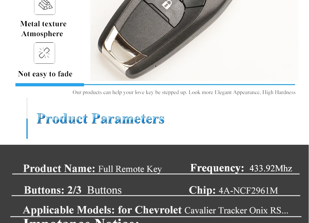 Chiave/Telecomando Per Chevrolet Cruze 2015 Cavalier Trax Sonic Spark 2019 433.92mhz Fsk 4a Chip Pcb Originale - Jingyuqin 10pcs A Scatto Chevrolet - S700aae3187dc4de9a8827d425a7eccc7Q