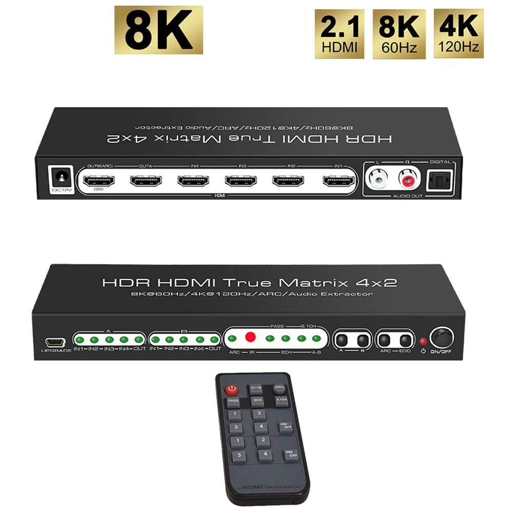 8k60hz-4x2-hdmi-матрица-kvm-переключатель-4-в-2-выхода-hdmi-переключатель-hd-видео-переключатель-hdmi-матрица-для-xbox-компьютера-stb-dvd-ps5