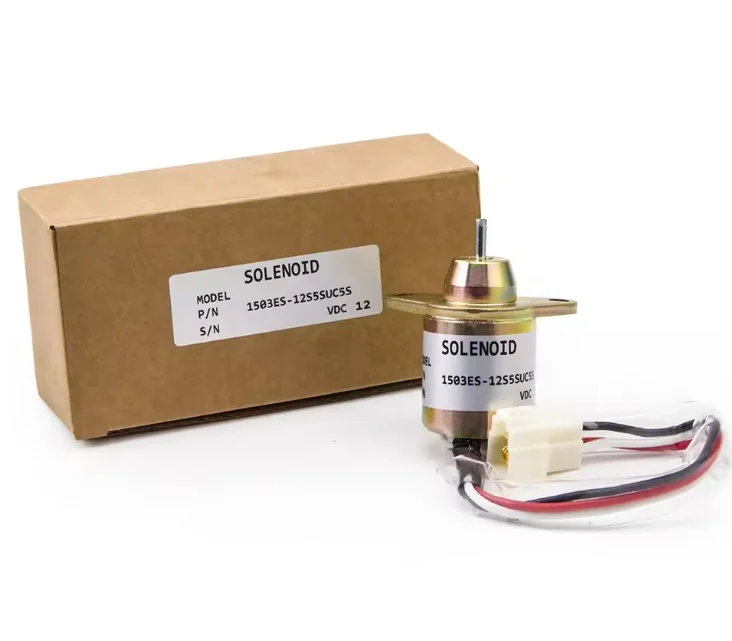 119653-77950 Fuel Shut Off Solenoid 1503ES-12S5SUC5S Woodward M806808 Deere 790 990 Yanmar 3TNE84 Engine 12VDC vvt valve solenoid