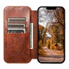 Magsafe Wallet Phone Case  For iPhone 12 13 14 15 16 Pro Max Plus Ultra With Stand Card Holder Leather Magnetic Pocket Cover 5