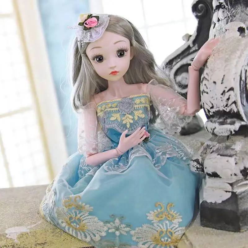 60cm Bjd Doll Fashion Girl 20 Movable Joints Romantic Princess Realistic Baby Dolls For Girls Toys For Children Birthday Gifts - 3
