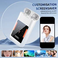 GAMINJA Multiple Function In Ear Bluetooth Wireless Headphones Charging Case With 2.8" Touch Screen Music Game Support APP 3