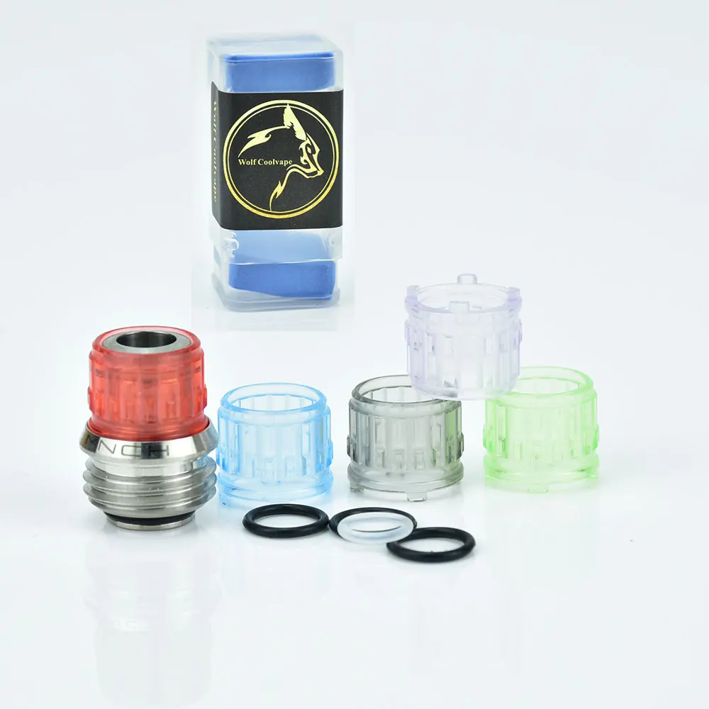 

wolfcoolvape Monarchy MNCH Knob Style Drip Tip for BB / Billet / Boro AIO Box Mod vape mod