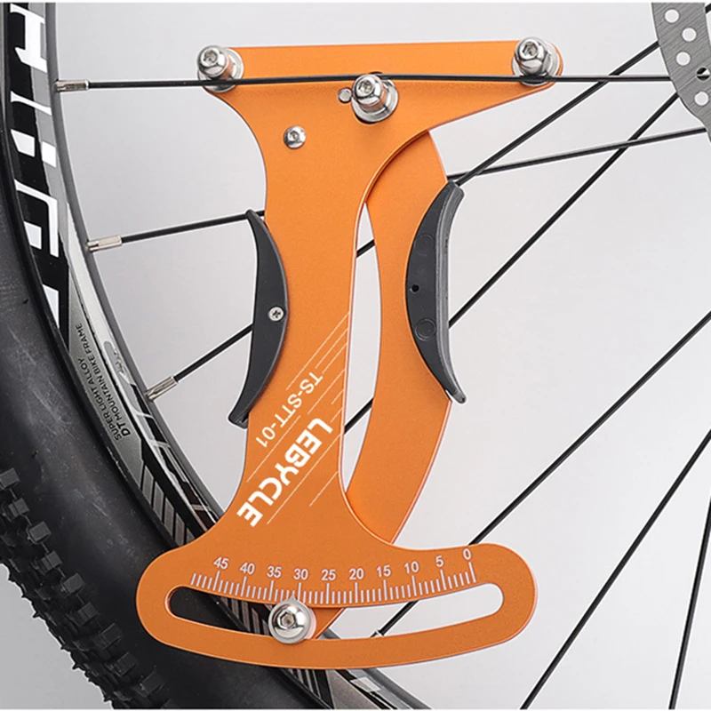 Bicycle Spoke Tension Gauge Steel Wire Rim Tightness Calibration Wheel Set Ring Adjustment tool lp vinyl pickup calibration distance gauge protractor adjustment tool adjustment ruler anti sliding plate turntable accessories