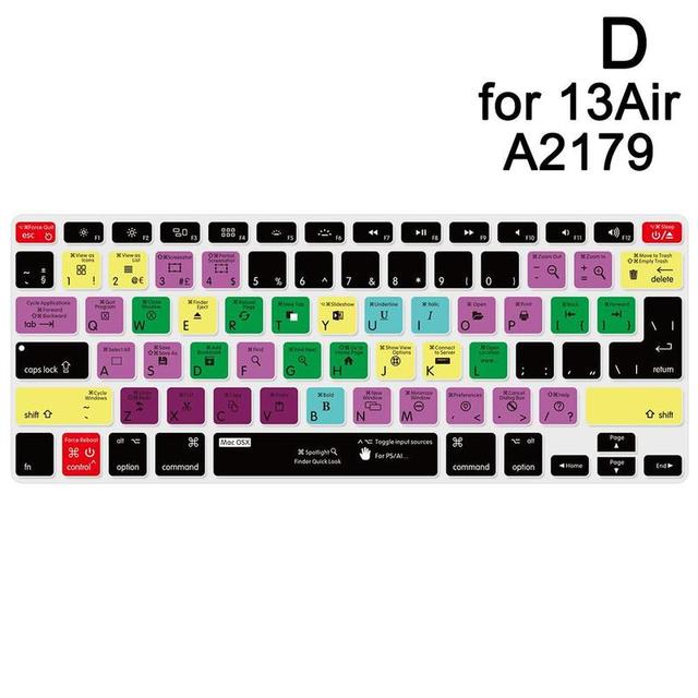 Film for Macbook Notebook Pro Keyboard Film 13.3/11/15 Shortcut Keys Function Keys Apples Keyboard Film J0K4
