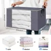 Large Capacity Clothes Storage Bag Foldable Blanket Storage Containers for Organizing Bedroom Closet 3
