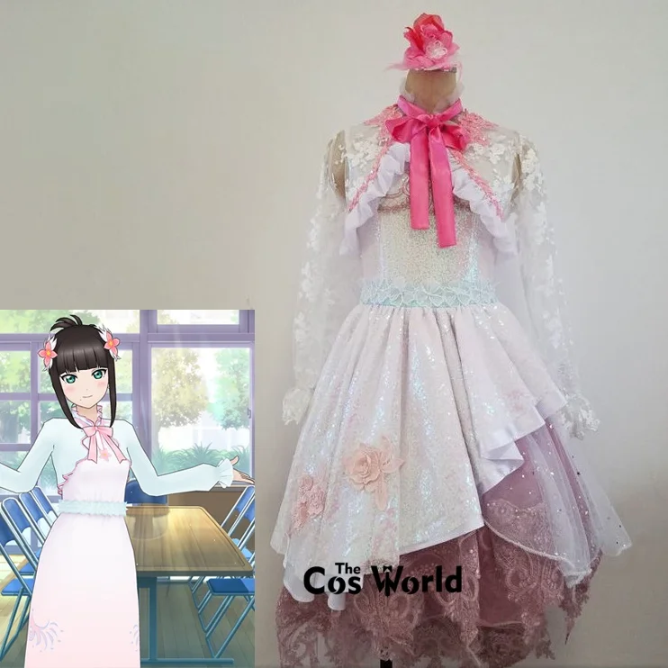 Love Live Sunshine Aqours 4th Thank You Friends 9 Characters Takami Chika Ohara Mari Outfits Anime Customize Cosplay Costumes -> Aqours 4th Thank You Friends 9 Characters Cosplay Costumes 2